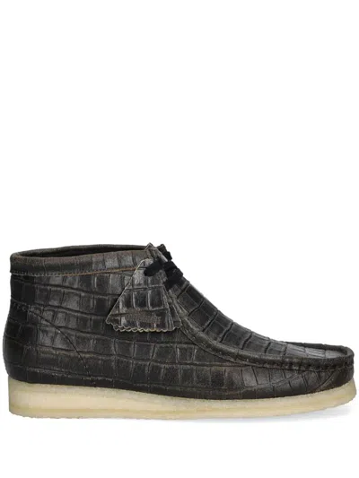 Clarks Originals Wallabee Boots In Brown