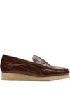 Clarks Originals Wallabee "brown" Loafers In Brown