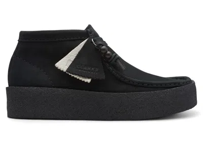 Pre-owned Clarks Originals Wallabee Cup Boot Nubuck (women's) Sneakers In Black