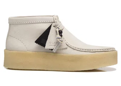 Pre-owned Clarks Originals Wallabee Cup Boot Nubuck (women's) Sneakers In White