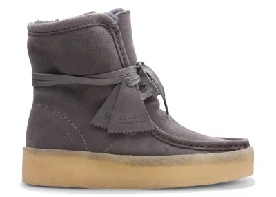 Pre-owned Clarks Originals Wallabee Cup Hi (women's) Sneakers In Grey In Gray