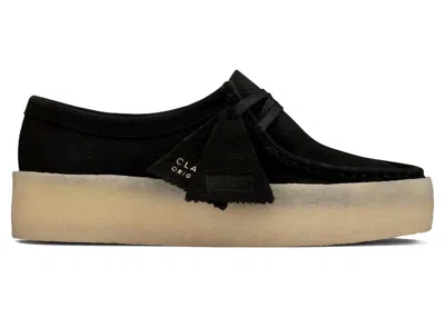 Pre-owned Clarks Originals Wallabee Cup Nubuck (women's) Sneakers In Black