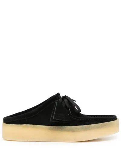 Clarks Originals Wallabee Cup Slip-on Loafers In Schwarz