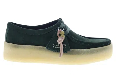 Pre-owned Clarks Originals Wallabee Cup (women's) Sneakers In Dark Green