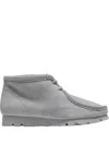 Clarks Originals Wallabee Desert Boots In Gray