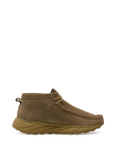 Clarks Originals Wallabee Eden Boots In Neutral
