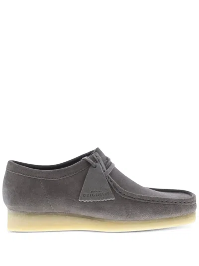 Clarks Originals Wallabee "grey" Boots In Gray