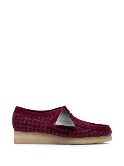 Clarks Originals Wallabee Harris Tweed Derby Shoes In Multi