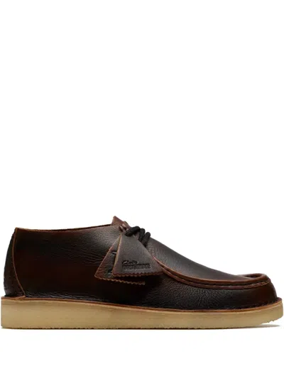 Clarks Originals Wallabee Lace-up Leather Boots In Multi