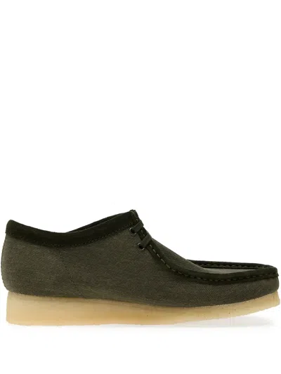 Clarks Originals Wallabee Loafers In Green