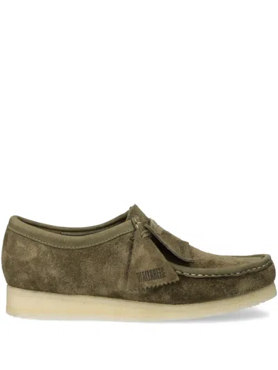 Clarks Originals Wallabee Loafers In Green