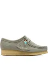 Clarks Originals Wallabee Suede Sandals In Gray
