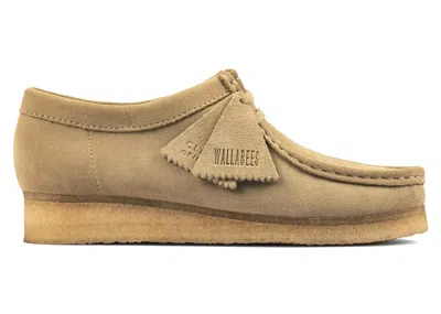 Pre-owned Clarks Originals Wallabee Suede (women's) Sneakers In Maple