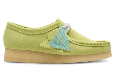 Pre-owned Clarks Originals Wallabee Swirl (women's) Sneakers In Pale Lime