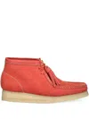 Clarks Originals Wallabee Tassel-embellished Desert Boots In Orange