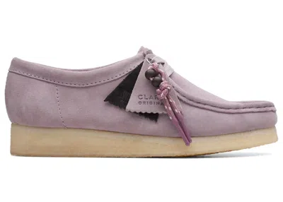Pre-owned Clarks Originals Wallabee (women's) Sneakers In Light Purple