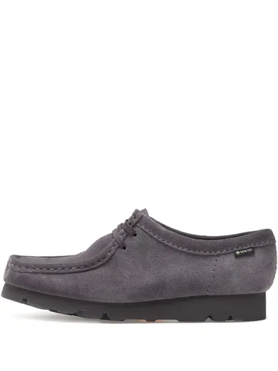 Clarks Originals Wallabeegtx Shoes In Purple