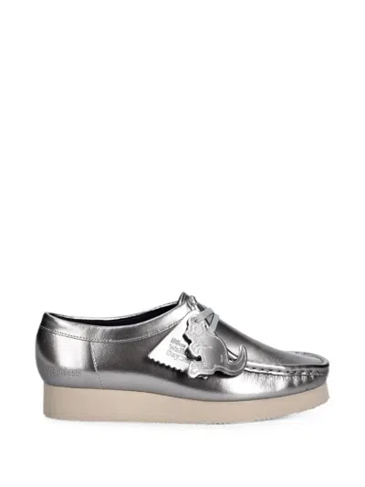 Clarks Originals Wallabees Metallic Loafers In Multi