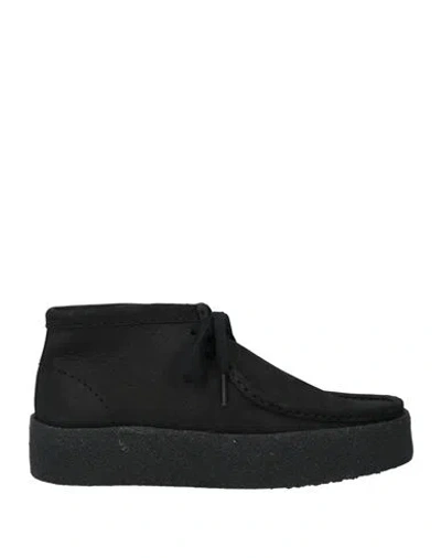 Clarks Originals Woman Ankle Boots Black Size 6.5 Leather