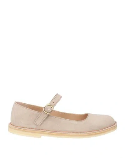 Clarks Originals Woman Ballet Flats Taupe Size 7 Leather In Neutral
