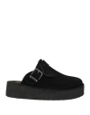 Clarks Originals Woman Mules & Clogs Black Size 8 Leather In Black