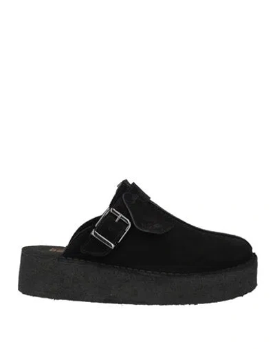 Clarks Originals Woman Mules & Clogs Black Size 8 Leather