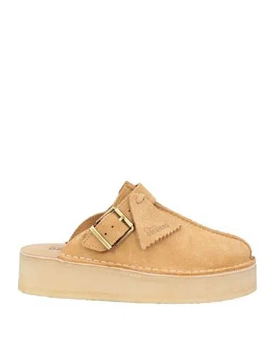 Clarks Originals Trekwedge Platform Clogs In Brown