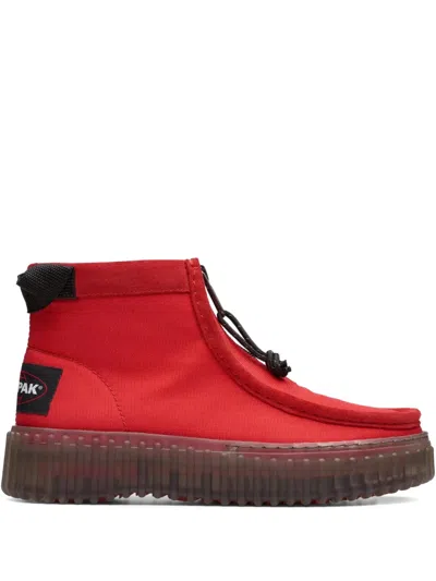 Clarks Originals X Eastpak Torhill Zip Boots In Red