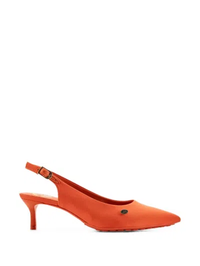 Clarks Originals X Martine Rose Sling 2 Heeled Pumps In Orange