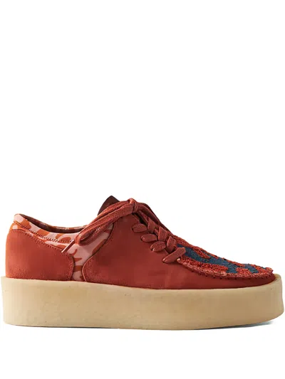 Clarks Originals X Salehe Bembury Lace-up Derby Shoes In Orange
