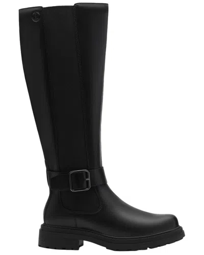 Clarks Orinoco3 Tall Leather Boot In Black