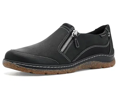 Clarks Orlene Eve Women's Dress Flat Shoes Black Leather: 5 B - Medium