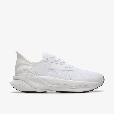 Clarks Pace In White