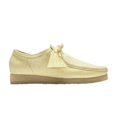 Pre-owned Clarks Packer Shoes X Wallabee 'tan Croc'