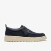 Clarks Polden Moc In Blue