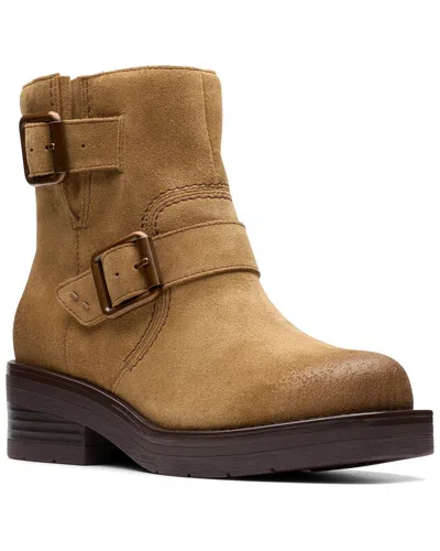 CLARKS CLARKS REBELLE BUCKLE LEATHER BOOT