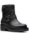 Clarks Rebelle Buckle Leather Boot In Multi