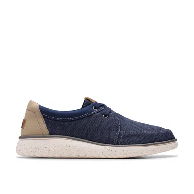 Clarks Relaxlite Lace In Blue Textile In Multi