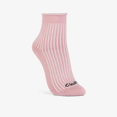 Clarks Rib Roll Top In Pink