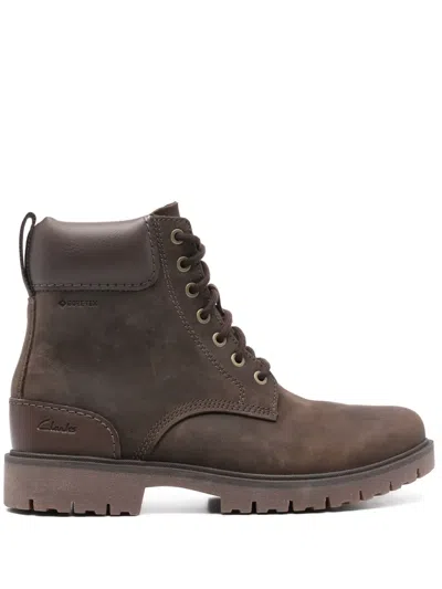 Clarks Rossdale Ankle Boots In Brown