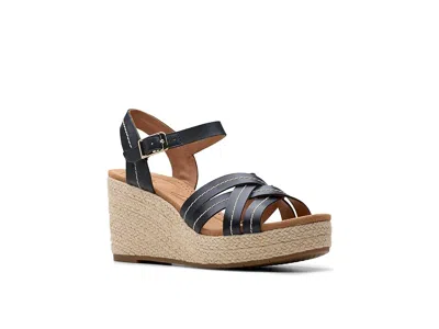 Clarks Sabina Strap In Black