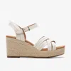 Clarks Sabina Strap In White