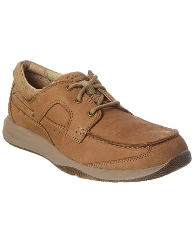 Clarks Sailview Lace Leather Boat Shoe In Yellow