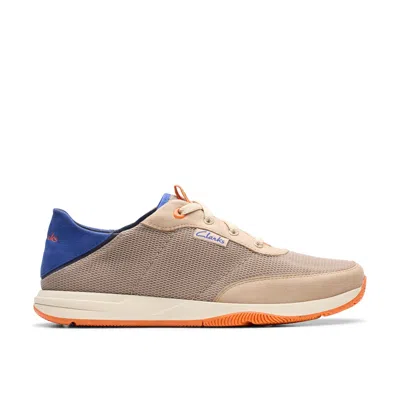 Clarks Sailview Sport In Beige Nubuck In Multi