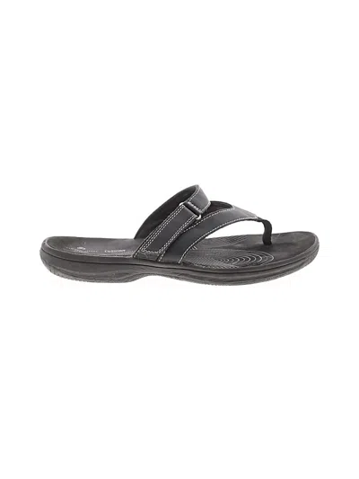 Pre-owned Clarks Sandals In Black