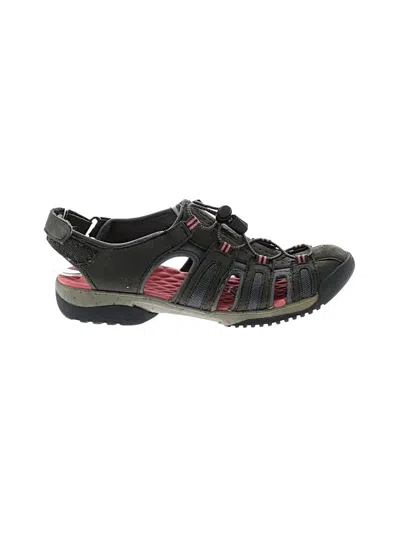 Pre-owned Clarks Sandals In Black