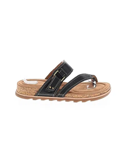 Pre-owned Clarks Sandals In Black