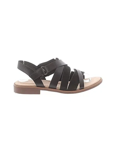 Pre-owned Clarks Sandals In Black