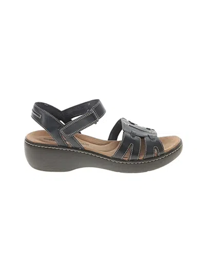 Pre-owned Clarks Sandals In Blue