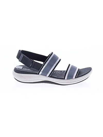 Pre-owned Clarks Sandals In Blue